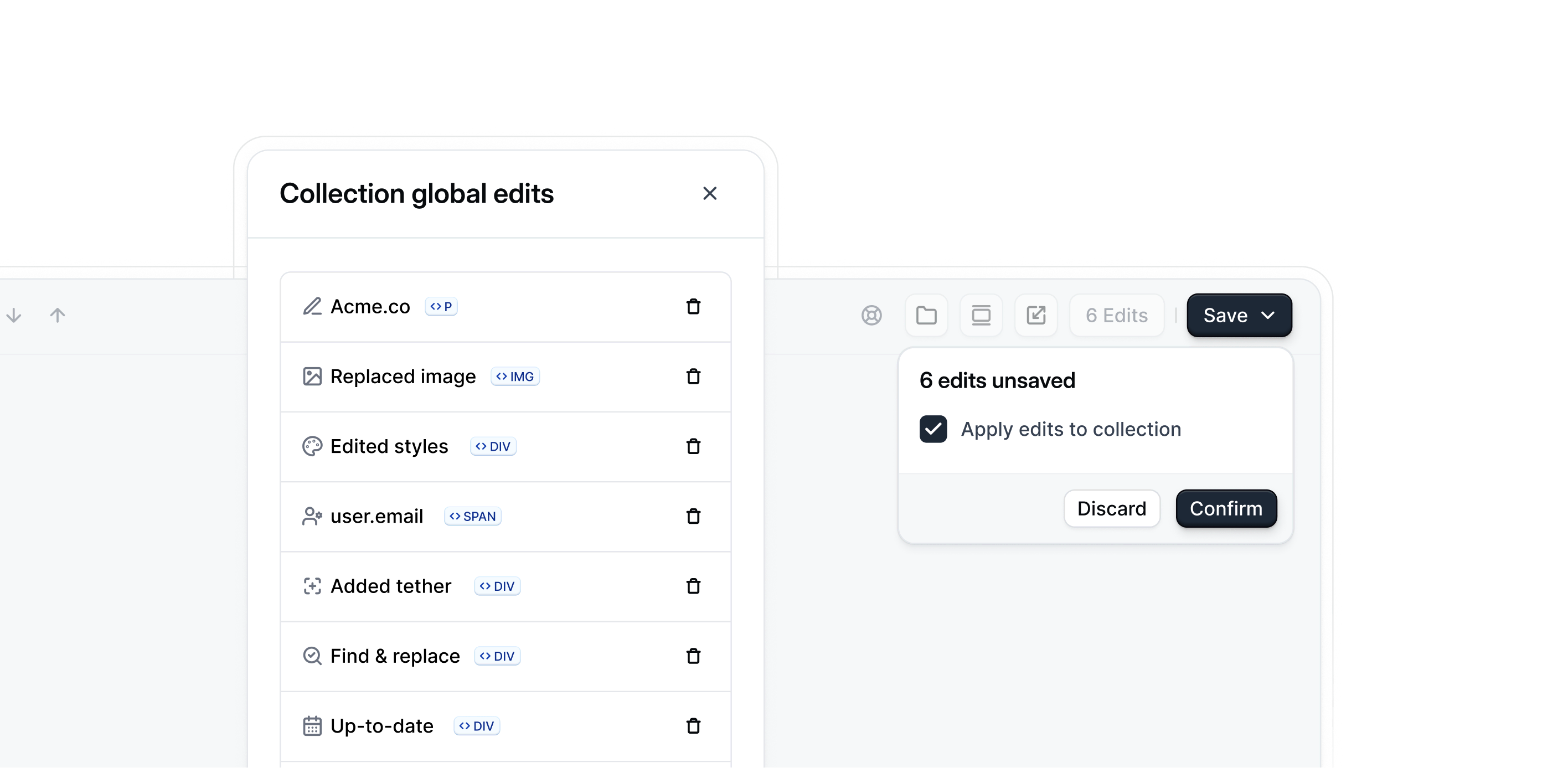 Navattic bulk capture edits